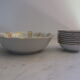 Porcelain fruit salad set