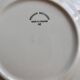 6 vintage octagonal pearl-edged porcelain dessert plates - Johnson Brothers