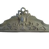 Patinated pediment