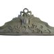 Patinated pediment
