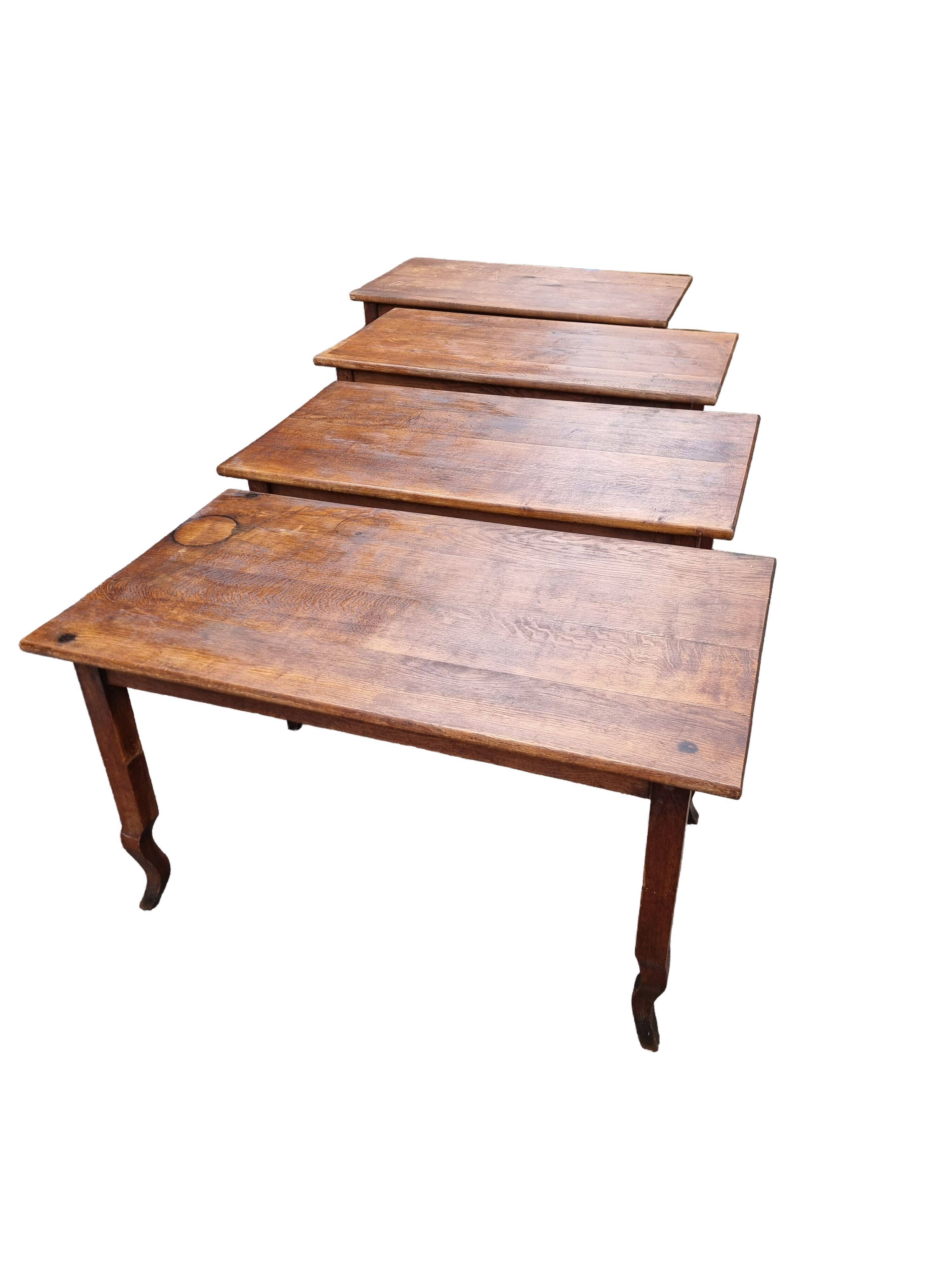 Restaurant tables, set of 4