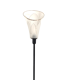 Glass lamp in the shape of an arum, art deco