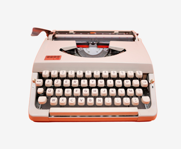 Machine à écrire Japy L72 crème révisée ruban neuf