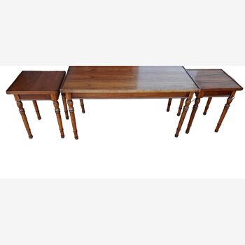 Cherry trundle table