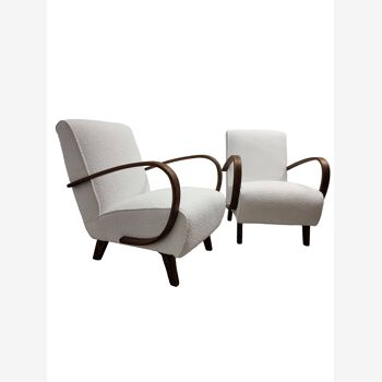 pair of armchairs by Jindrich Halabala