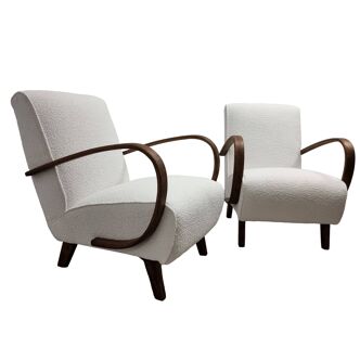 pair of armchairs by Jindrich Halabala
