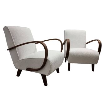 pair of armchairs by Jindrich Halabala