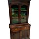 Antique china cabinet oak display cabinet English kitchen cabinet