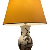 Chinese vase lamp Nanjing XIX