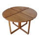Vintage ash dining table 1980