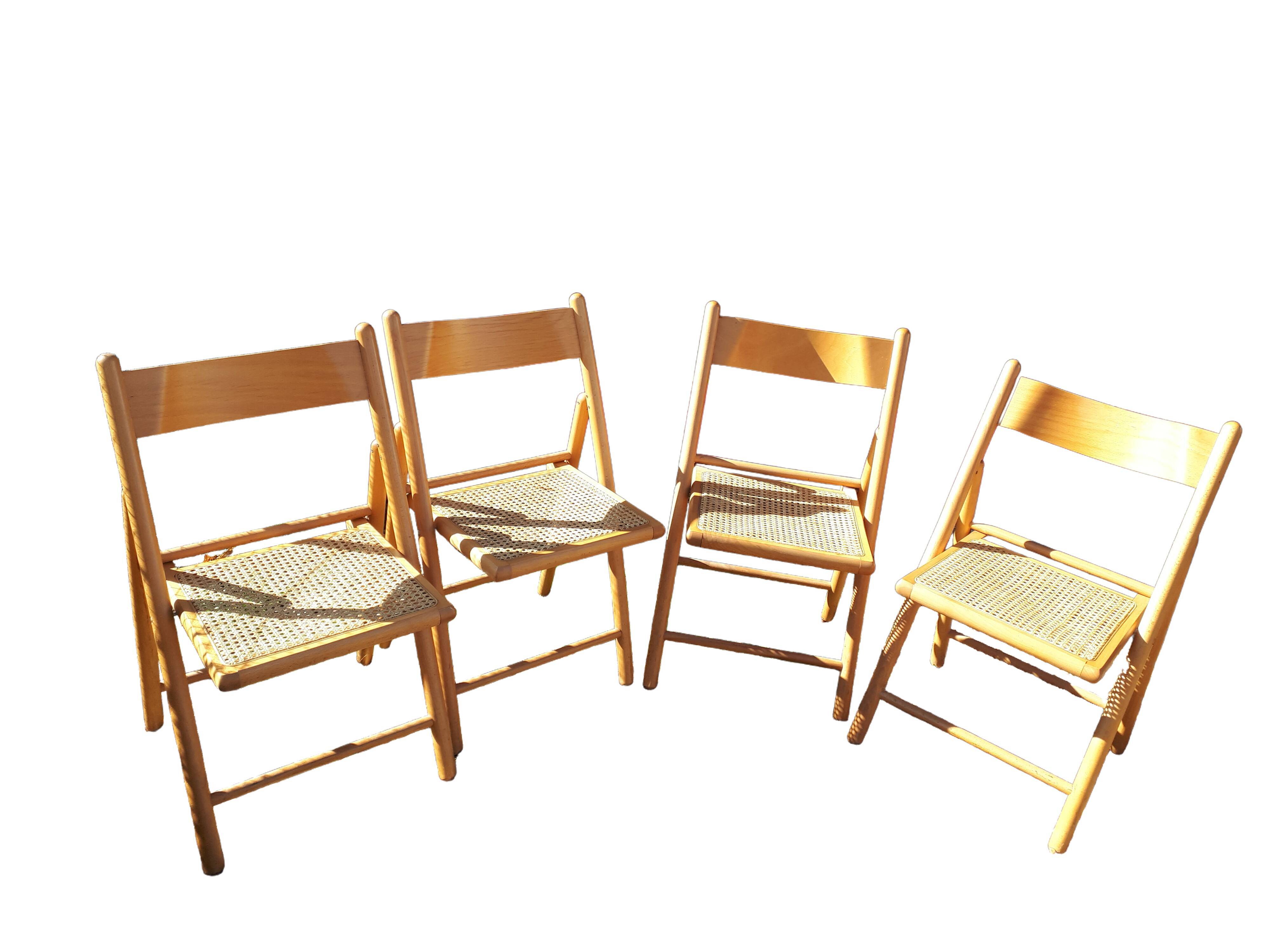 FOLDING CHAIRS CANNEES X 4