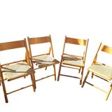 FOLDING CHAIRS CANNEES X 4