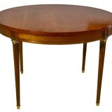 Louis XVI style table in cherry with 2 extensions