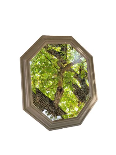 Miroir octogonale biseauté 50x60cm