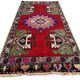 Small Vintage Turkish Rug 110x55 cm, Short Runner, Tribal, Shabby Chic