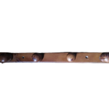 Coat rack patinated wood 4 hooks