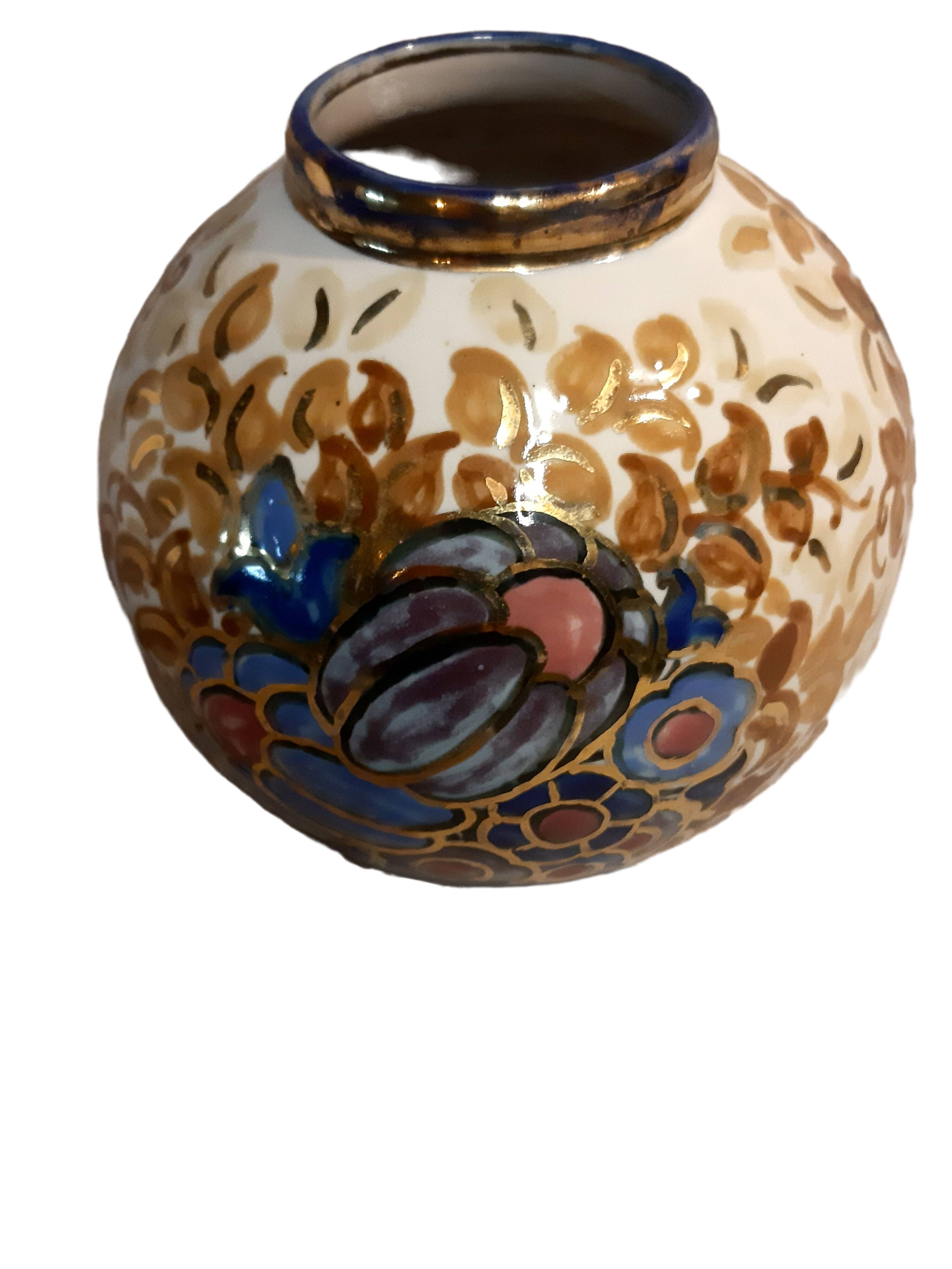 Ball vase Art Deco Alpho