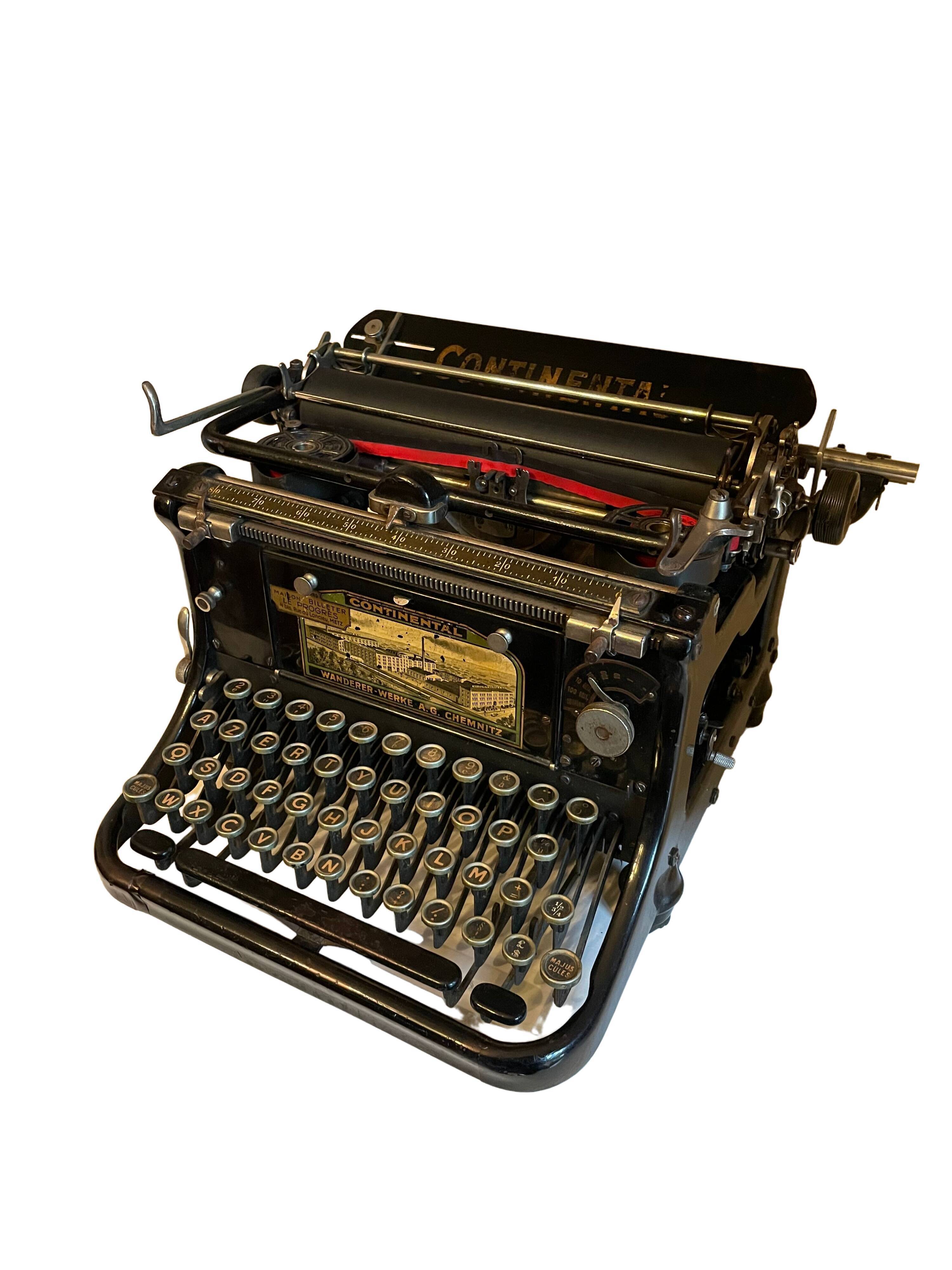 Continental typewriter