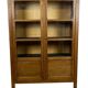 Antique oak library showcase