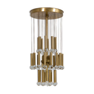 lustre italien en laiton