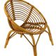 Fauteuil rotin vintage pour enfant