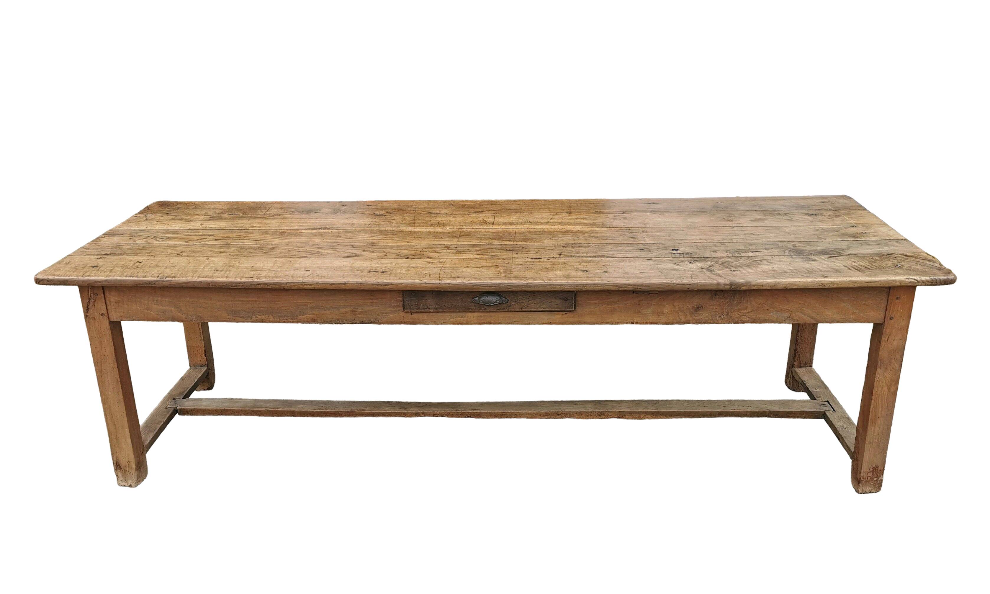 Table de ferme en chêne 260cm