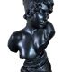 Art Nouveau woman bust in plaster signed E.Villanis