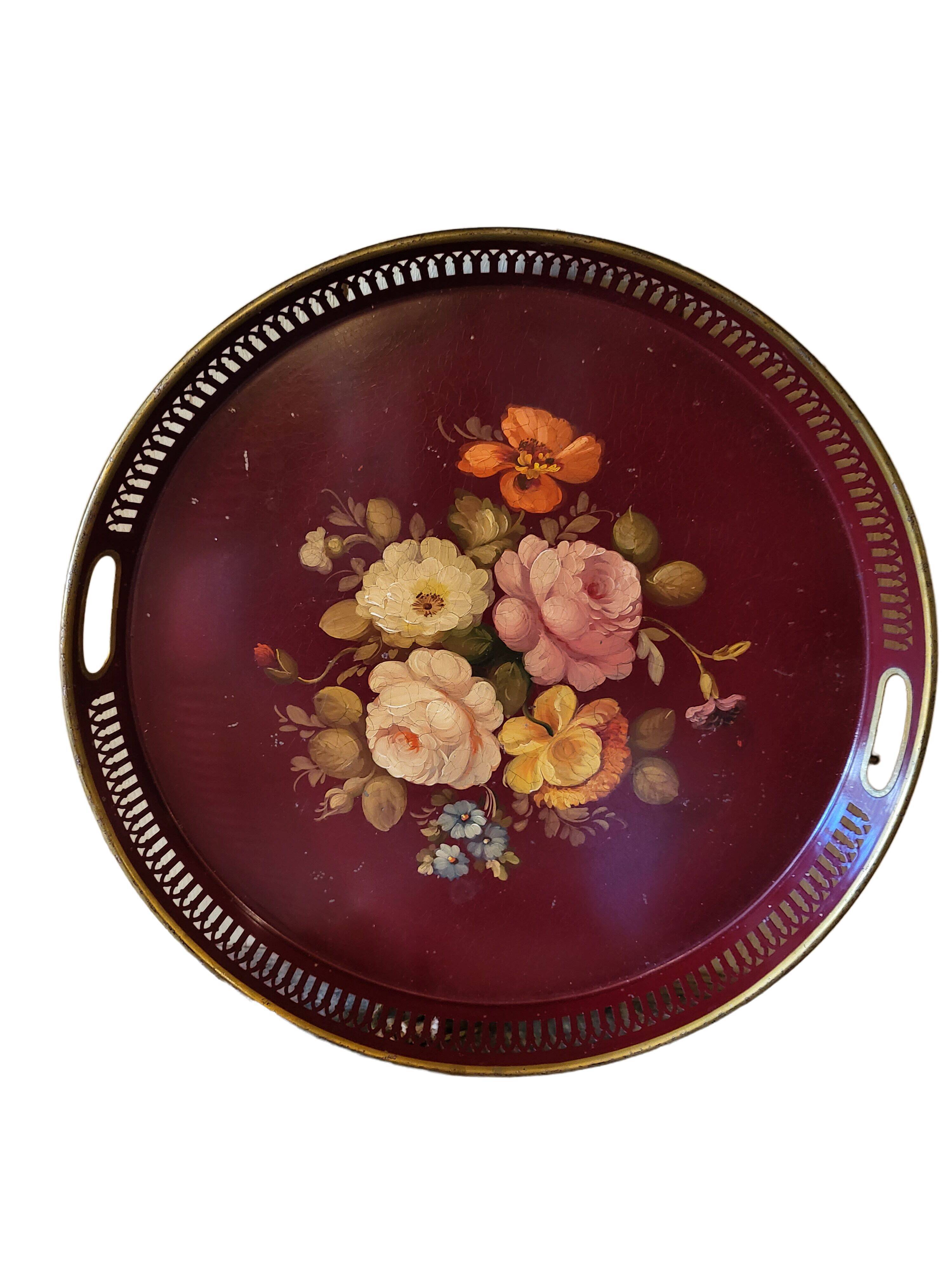 Old painted sheet metal top