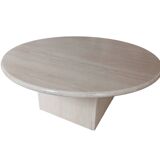 Vintage travertine coffee table
