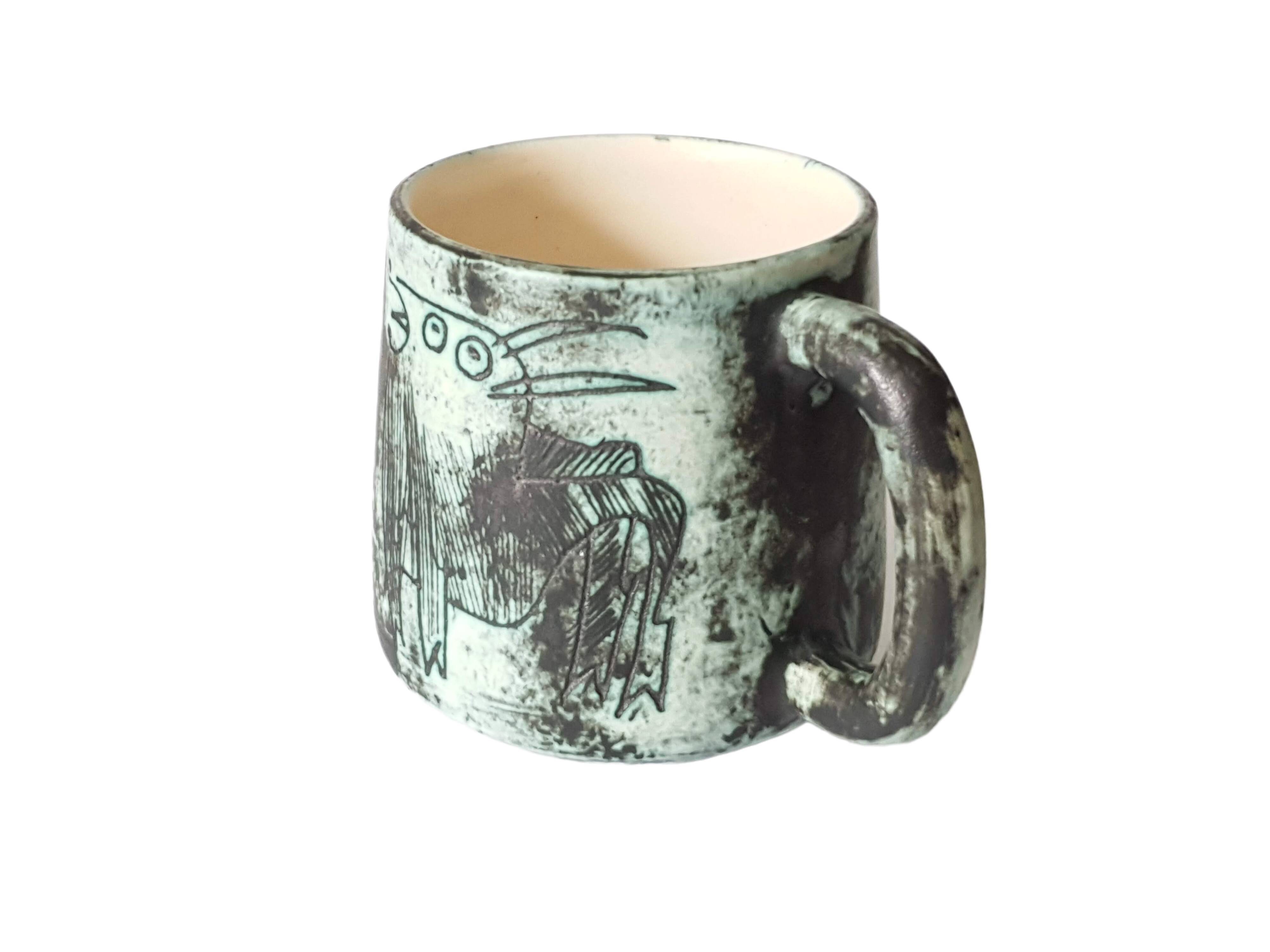 Ceramic cup by Jacques Blin