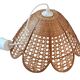 Wicker suspension / rattan flowers petal 70s