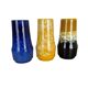 Set of Three Pottery Fat Lava "Supercolor" Vases Made by Scheurich Germany 1970s