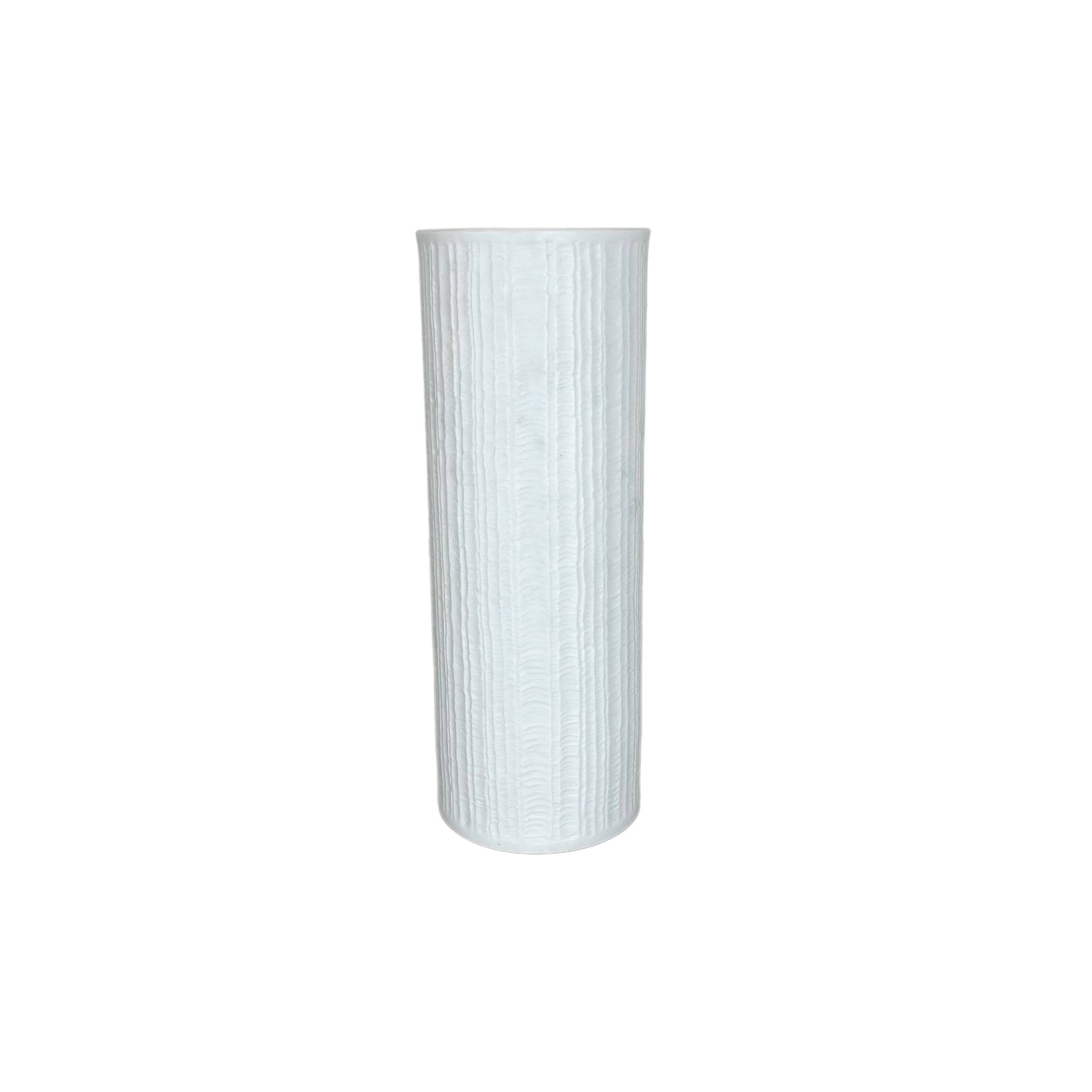 Large 32cm Op Art Vase Vase Heinrich Fuchs for Hutschenreuther, Germany, 1970s