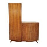 Vintage asymmetrical wardrobe