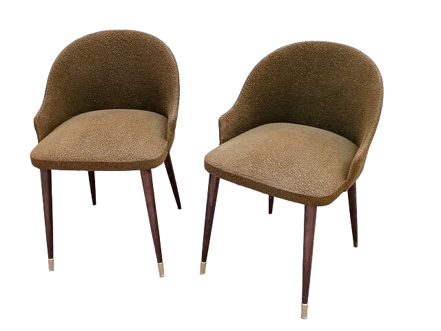 Paire de fauteuils cocktail vintage, 1950