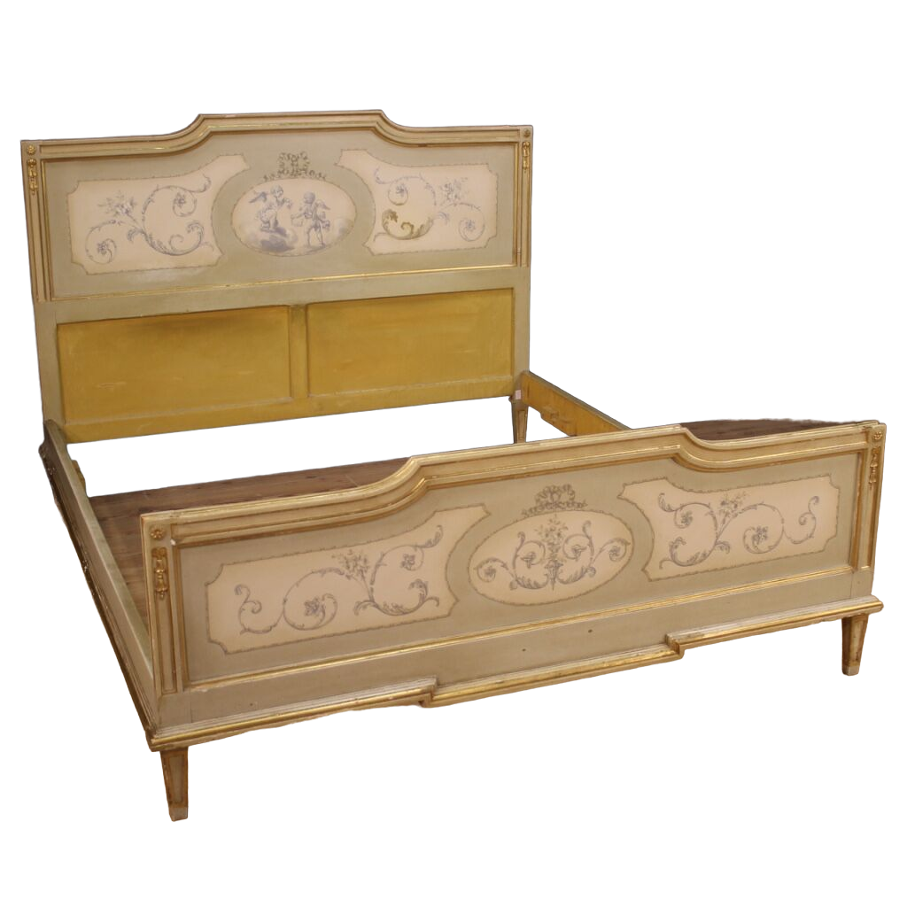 Venetian double bed in Louis XVI style