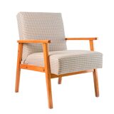 Armchair design beige tiles