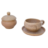 Tasse a thé, soucoupe et pot à sucre Rhodaceram