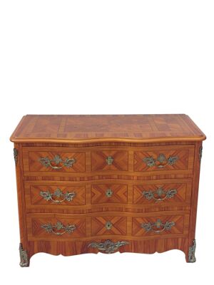 Commode Louis XIV régence en marqueterie