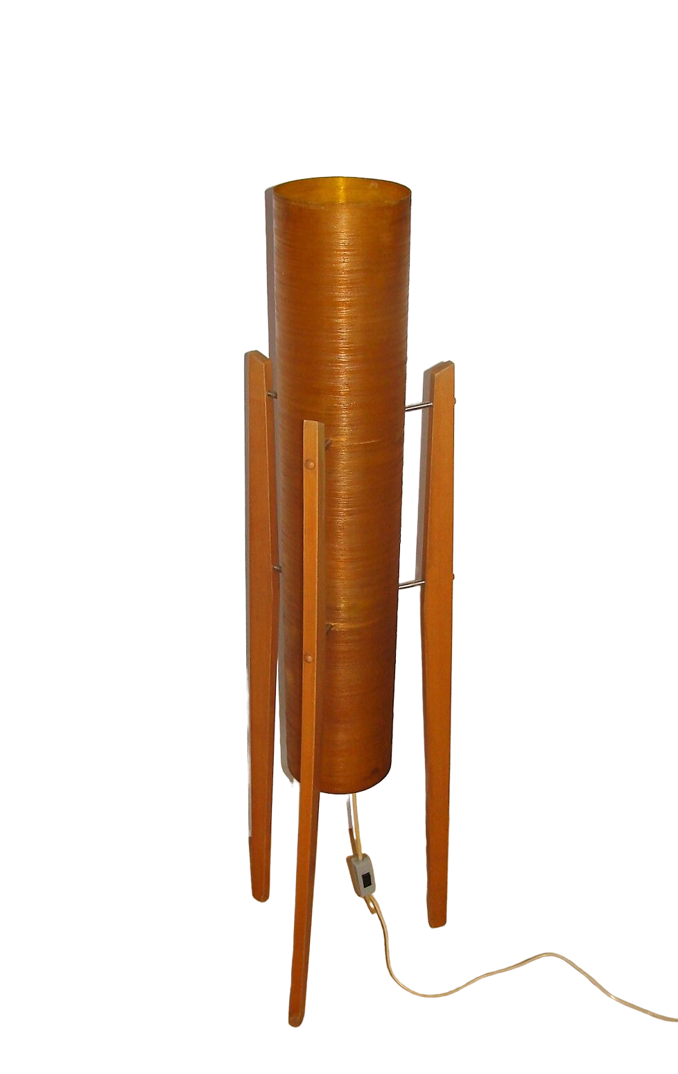 Novoplast serd rocket floor lamp, czechoslovakia 1960s.