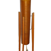 Novoplast serd rocket floor lamp, czechoslovakia 1960s.