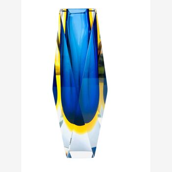 Vase Sommerso Murano design Luigi Mandruzzato, 60s