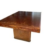 Vintage wood table with extension