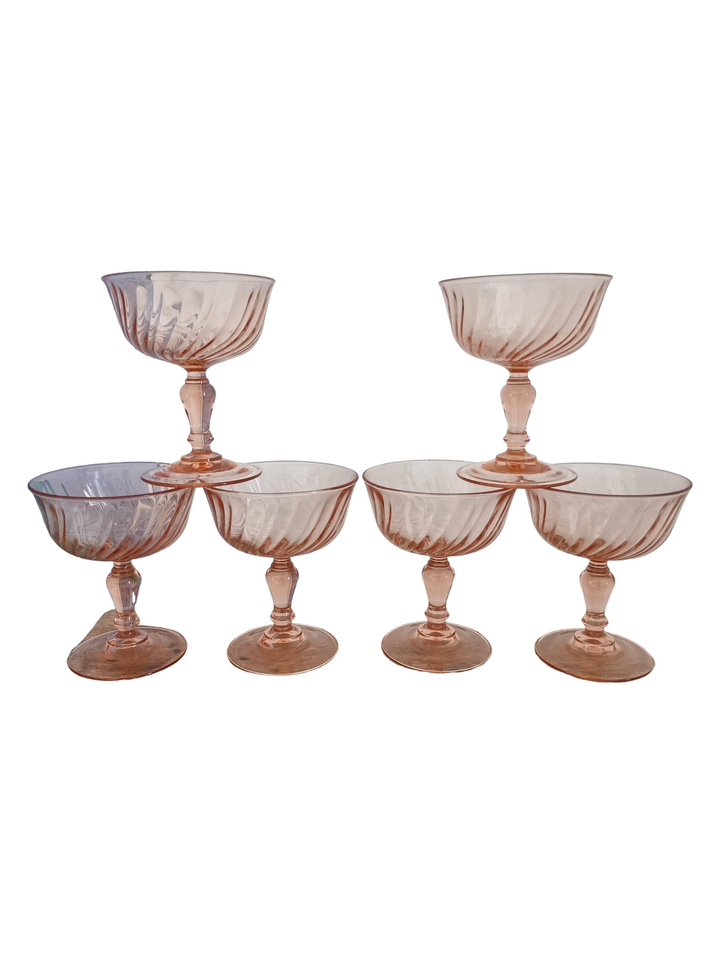 Ensemble de 6 coupes à champagne
