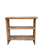 Antique shelf in raw wood
