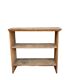 Antique shelf in raw wood
