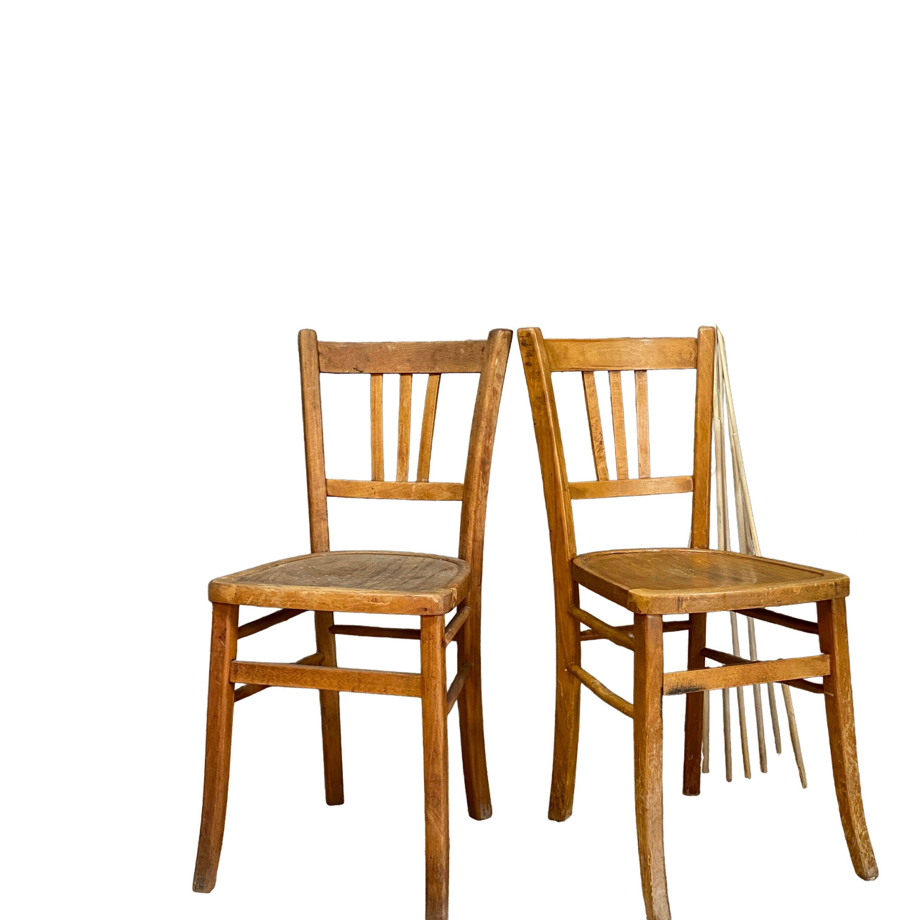 Pair of bistro chairs