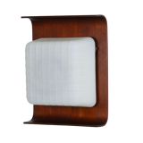 Scandinavian wall lamp Goffredo Reggiani in teak circa 1960