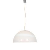 Lampe suspendue en verre des années 1970 par Leucos, Italie
