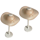 Pair of mid-century Italian Murano glass table lamps